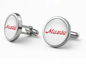 Mazda Manschettenknöpfe Herren Geschenk Premium Modern Set